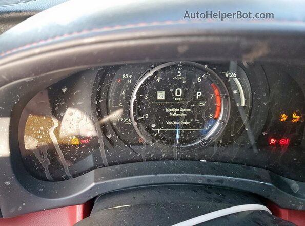 JTHGZ1B25M5040381 2021 LEXUS IS Silver Սարքավորումների վահանակի տեսք