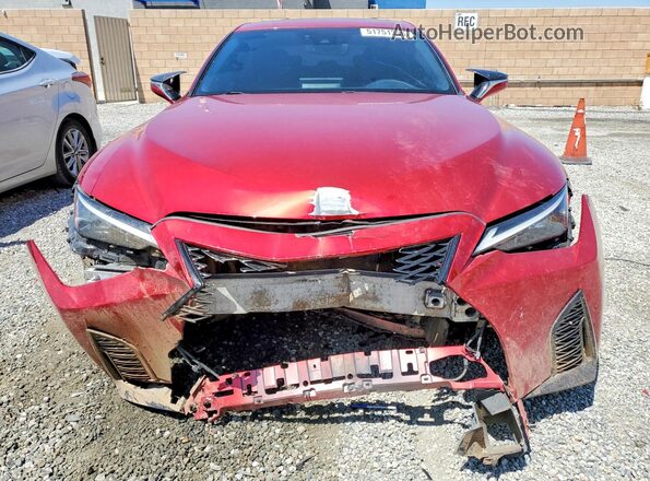 JTHGZ1B25M5042907 2021 LEXUS IS Красный Вид спереди