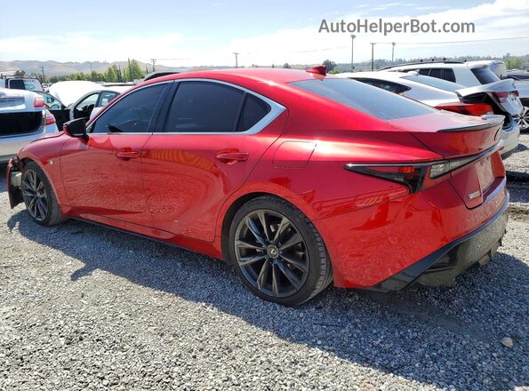 JTHGZ1B25M5042907 2021 LEXUS IS Красный Задняя левая четверть