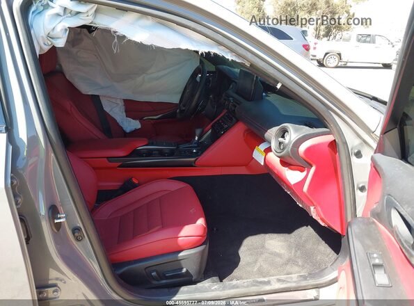 JTHGZ1B25S5089206 2025 LEXUS IS 350 Gray Widok wnętrza z przodu