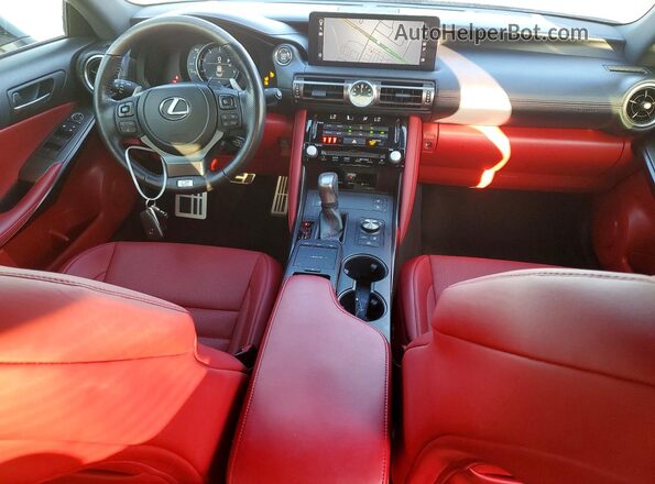 JTHGZ1B26M5040874 2021 LEXUS IS Silver Widok deski rozdzielczej