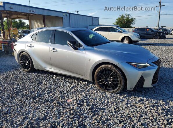 JTHGZ1B26M5040874 2021 LEXUS IS Silver Przód prawy