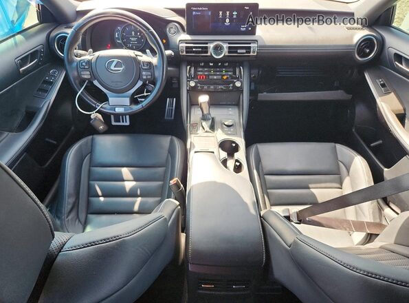 JTHGZ1B26N5052203 2022 LEXUS IS White Առջևի վահանակի տեսք