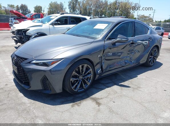 JTHGZ1B26P5070591 2023 LEXUS IS 350 Gray Front left