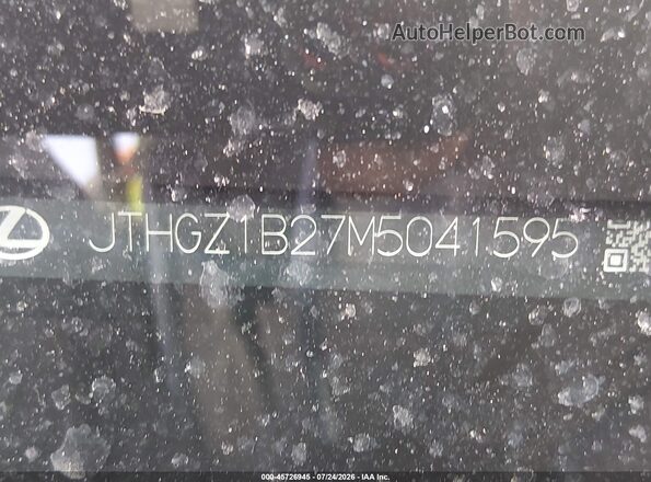 JTHGZ1B27M5041595 2021 LEXUS IS 350 Белый Вид подкапотного пространства