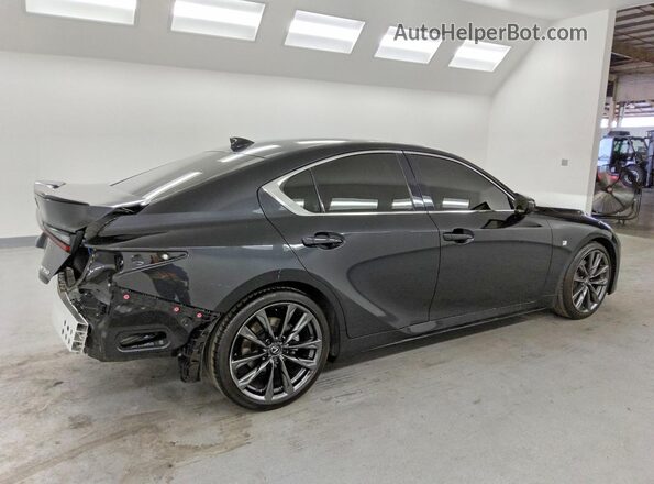 JTHGZ1B27R5077259 2024 LEXUS IS Black Задня права чверть