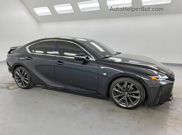 JTHGZ1B27R5077259 2024 LEXUS IS Black Передня права чверть