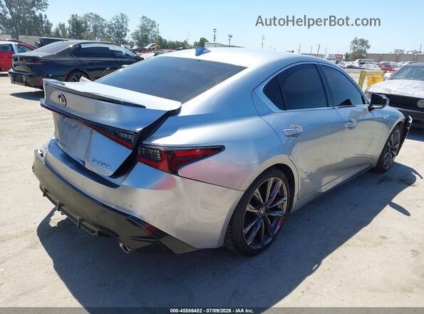 JTHGZ1B28M5041024 2021 LEXUS IS 350 Silver Հետևի աջ