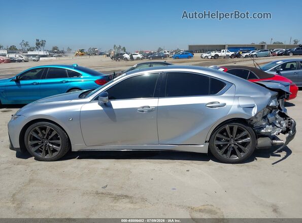 JTHGZ1B28M5041024 2021 LEXUS IS 350 Silver Սալոնի 360 աստիճան տեսք