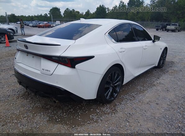 JTHGZ1B28M5046594 2021 LEXUS IS 350 White Rear right