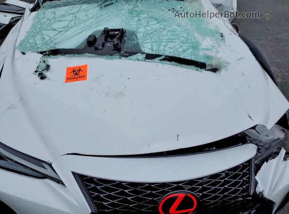 JTHGZ1B28N5050646 2022 LEXUS IS White Սալոնի հետևի տեսք