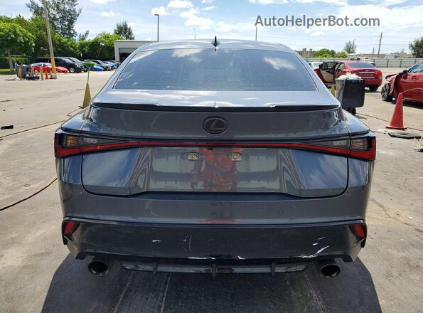 JTHGZ1B28N5055894 2022 LEXUS IS Gray Widok z tyłu