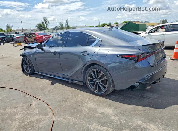 JTHGZ1B28N5055894 2022 LEXUS IS Gray Tył lewy
