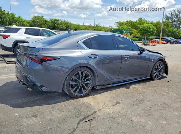 JTHGZ1B28N5055894 2022 LEXUS IS Gray Tył prawy