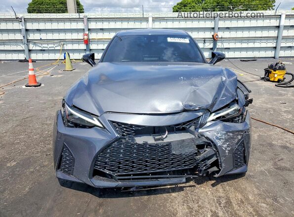 JTHGZ1B28N5055894 2022 LEXUS IS Gray Widok z przodu
