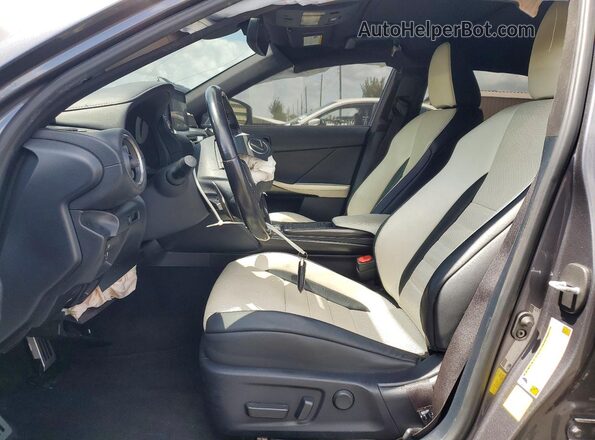 JTHGZ1B28N5055894 2022 LEXUS IS Gray Widok wnętrza z przodu
