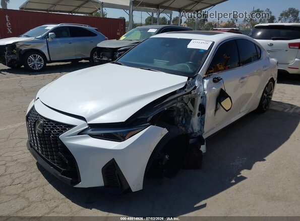 JTHGZ1B28P5063271 2023 LEXUS IS 350 White Передня ліва чверть