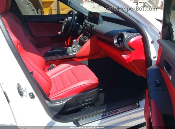 JTHGZ1B28P5063271 2023 LEXUS IS 350 White Вид салону спереду