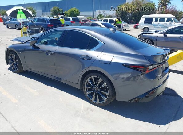 JTHGZ1B29M5047043 2021 LEXUS IS 350 Серый Задняя левая четверть