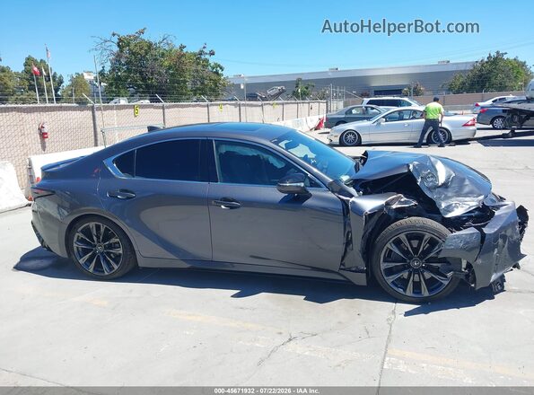 JTHGZ1B29M5047043 2021 LEXUS IS 350 Серый Вид задней части салона