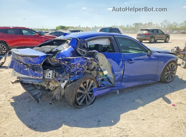 JTHGZ1B29N5048999 2022 LEXUS IS Blue Trasero derecho
