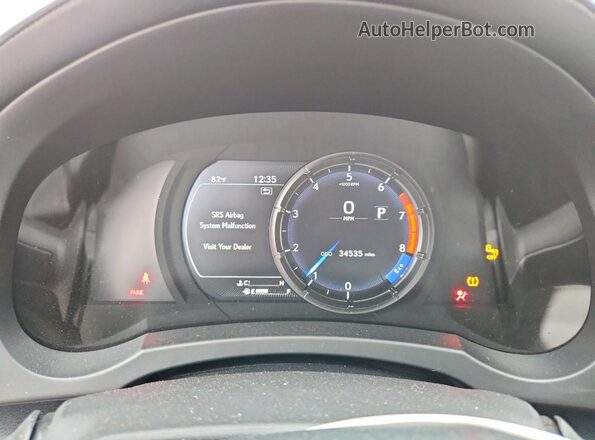 JTHGZ1B29P5065837 2023 LEXUS IS White Widok zestawu wskaźników