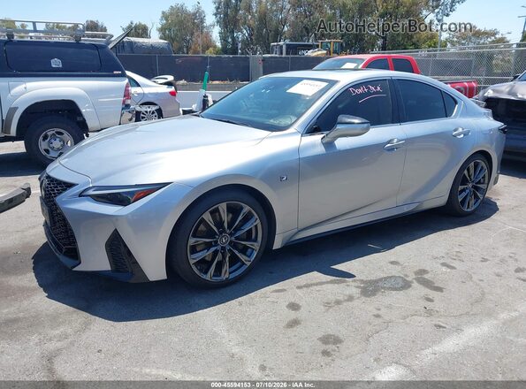 JTHGZ1B29P5066535 2023 LEXUS IS 350 Silver Передня ліва чверть