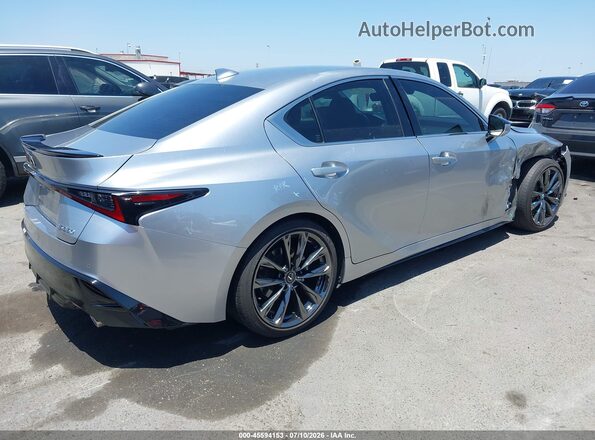 JTHGZ1B29P5066535 2023 LEXUS IS 350 Silver Задня права чверть