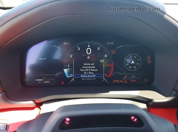 JTHGZ1B29T5097603 2026 LEXUS IS Black Widok zestawu wskaźników