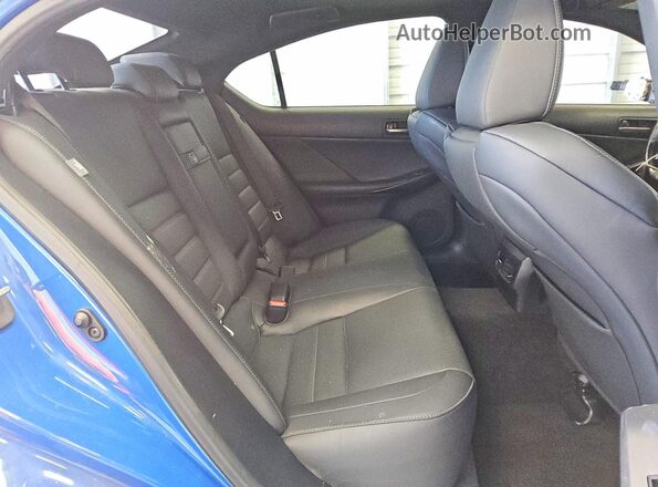 JTHGZ1B2XN5056268 2022 LEXUS IS Blue Вид задніх сидінь