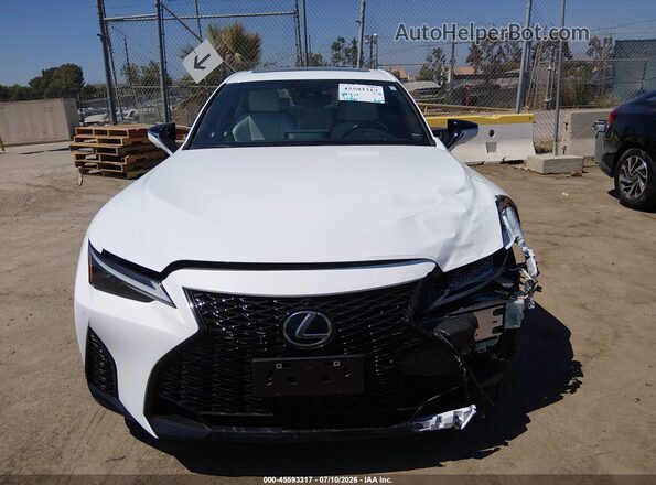 JTHGZ1B2XP5066284 2023 LEXUS IS 350 White ხელსაწყოთა პანელის ხედი