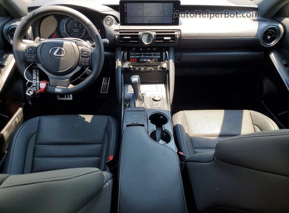 JTHGZ1E22S5042582 2025 LEXUS IS Gray Вид панелі приладів