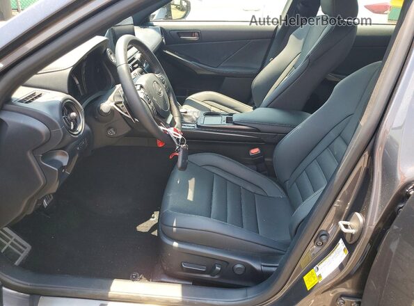 JTHGZ1E22S5042582 2025 LEXUS IS Gray Вид салону спереду