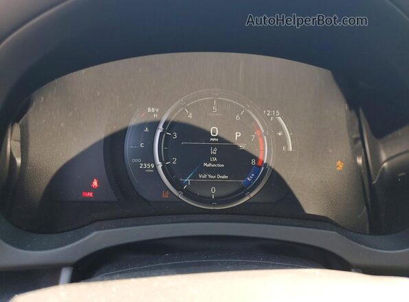 JTHGZ1E22S5042582 2025 LEXUS IS Gray Вид щитка приладів