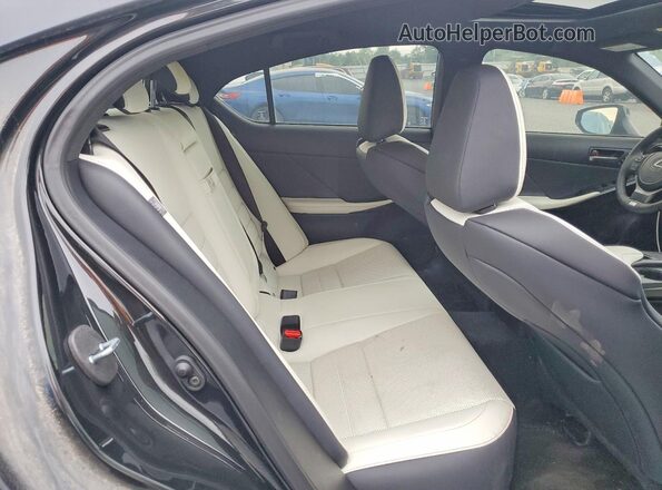 JTHGZ1E24S5044009 2025 LEXUS IS Black უკანა სავარძლების ხედი