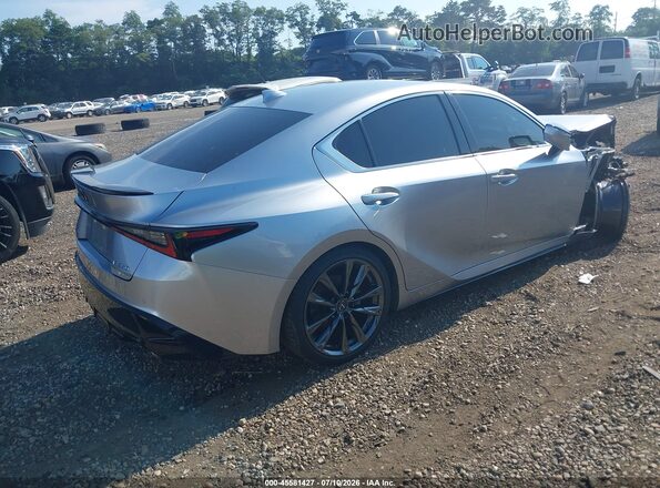 JTHGZ1E25N5026946 2022 LEXUS IS 350 Silver Задня права чверть