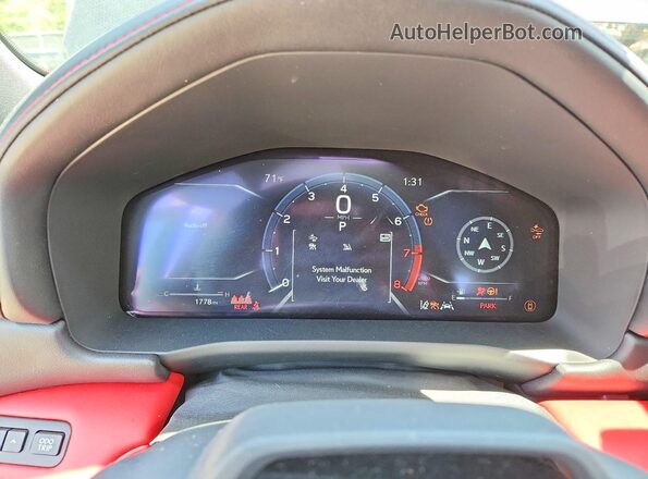 JTHGZ1E25T5045669 2026 LEXUS IS Black Widok zestawu wskaźników