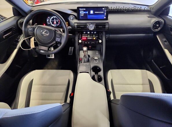 JTHGZ1E26R5037346 2024 LEXUS IS White Вид панелі приладів