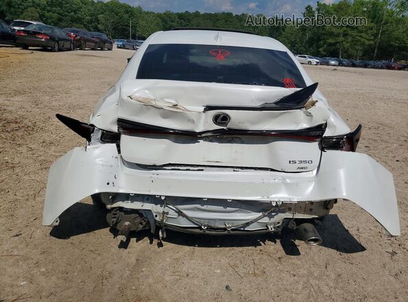 JTHGZ1E27N5024129 2022 LEXUS IS White Вид ззаду