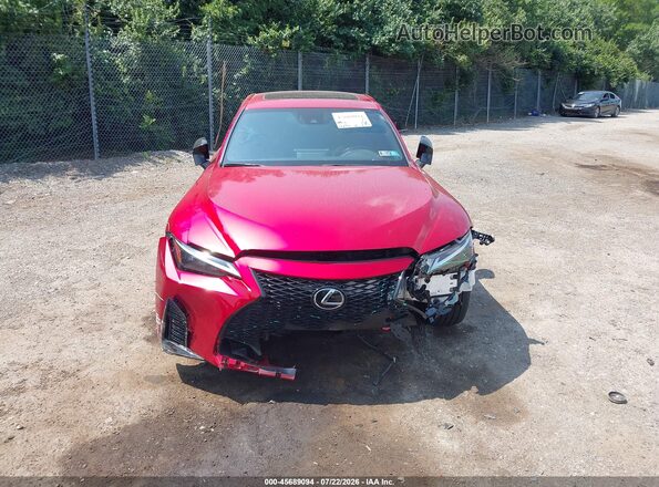 JTHGZ1E27S5039399 2025 LEXUS IS 350 Red Vista del cuadro de instrumentos