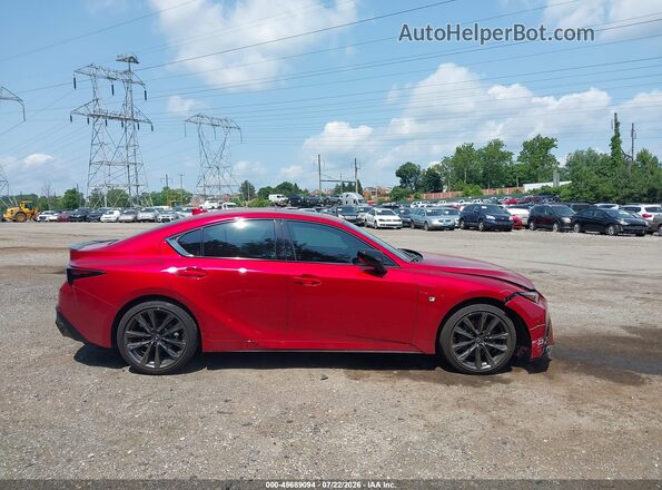 JTHGZ1E27S5039399 2025 LEXUS IS 350 Red Vista interior trasera