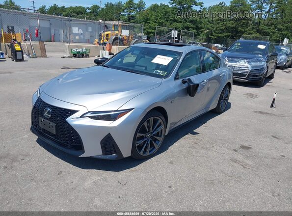 JTHGZ1E27S5043954 2025 LEXUS IS 350 Silver Vista tres cuartos delantera izquierda