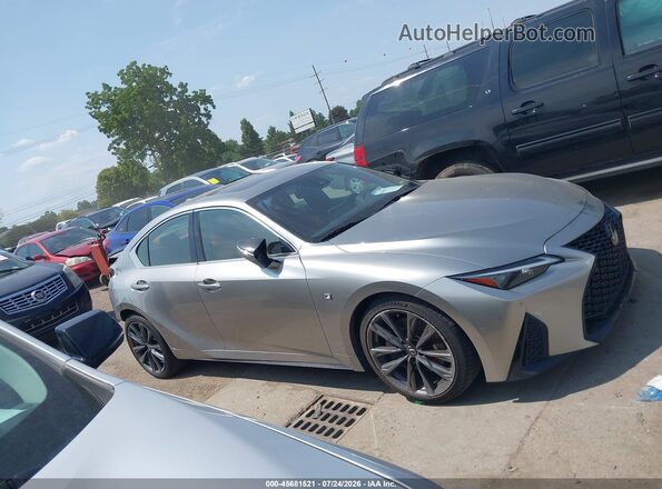 JTHGZ1E29P5028329 2023 LEXUS IS 350 Gray Սալոնի հետևի տեսք