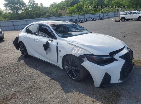 JTHGZ1E2XN5025582 2022 LEXUS IS White Przód prawy