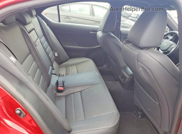 JTHGZ1E2XR5036653 2024 LEXUS IS Red Вид задніх сидінь