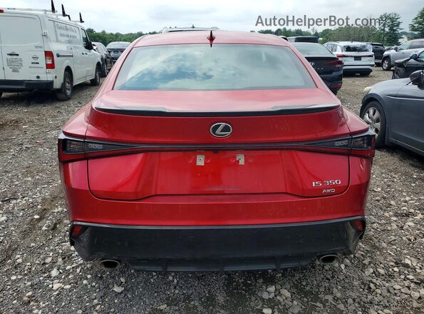 JTHGZ1E2XR5036653 2024 LEXUS IS Red Вид ззаду