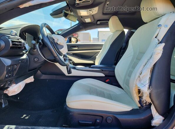 JTHGZ5DC7N5011916 2022 LEXUS RC Silver Widok wnętrza z przodu