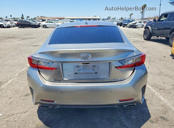 JTHHA5BC0H5005622 2017 LEXUS RC Silver Հետևի տեսք