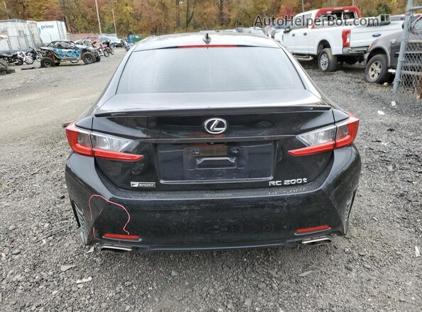 JTHHA5BC0H5007273 2017 LEXUS RC Black Widok z tyłu