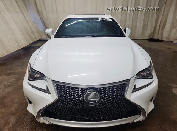 JTHHA5BC1H5007427 2017 LEXUS RC White Widok z przodu